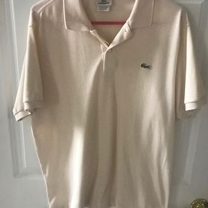 Lacoste Polo - Cream colored Size 5